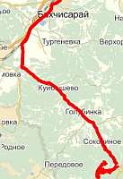 карта маршрута